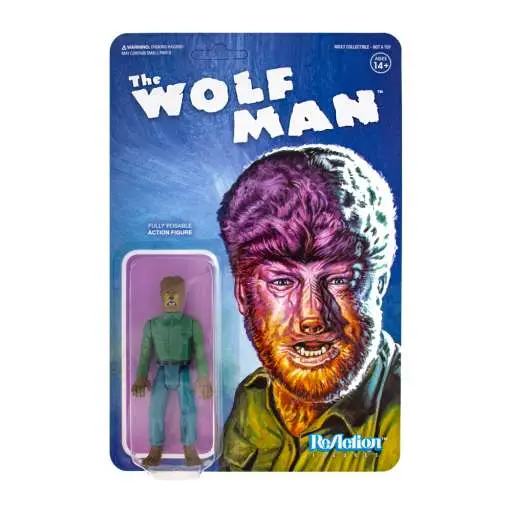 Figurine universal monsters wolf man reaction